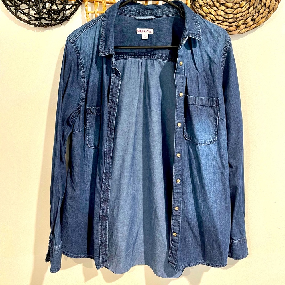Denim Button Down